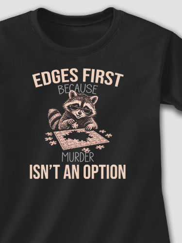Edges First Puzzle : Adult Ladies Fitted T-Shirt