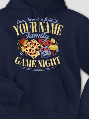 Family Game Night : Printed Hoodies