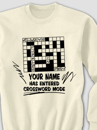 Crossword Puzzle : Printed Sweatshirts