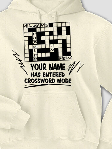 Crossword Puzzle : Printed Hoodies