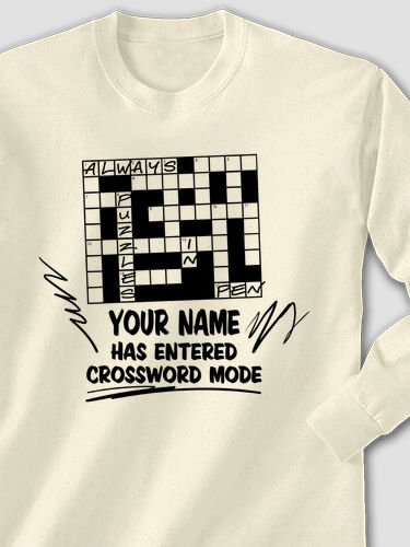 Crossword Puzzle : Printed Long Sleeves