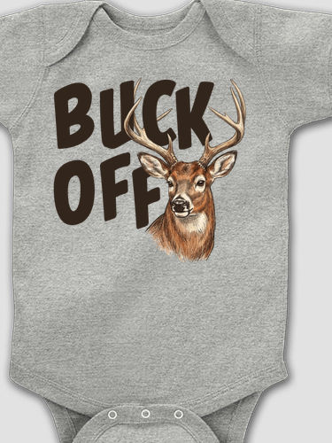 Buck Off : Printed Baby Bodysuits