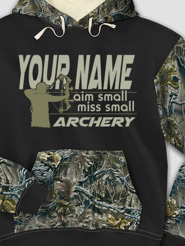 Aim Small Archery : Printed 2-Tone Camo Hoodies
