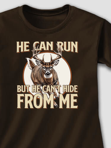 He Can Run : Adult Ladies Fitted T-Shirt