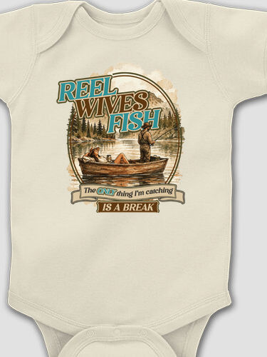 Reel Wives Fish : Printed Baby Bodysuits