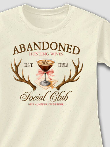 Abandoned Hunting Wives : Adult Ladies Fitted T-Shirt