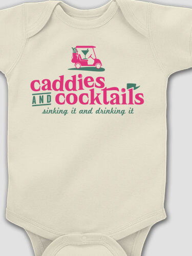 Caddies and Cocktails : Printed Baby Bodysuits