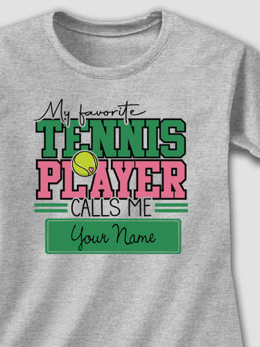 My Favorite Tennis Player : Adult Ladies Fitted T-Shirt