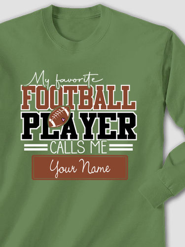 My Favorite Football Player : Printed Long Sleeves