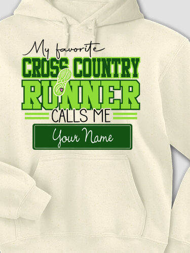 My Favorite Cross Country Runner : Printed Hoodies