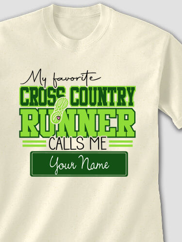 My Favorite Cross Country Runner : Printed T-Shirts