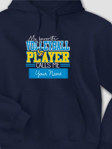 My Favorite Volleyball Player : Printed Hoodies