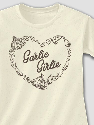 Garlic Girlie : Adult Ladies Fitted T-Shirt