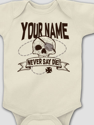 Never Say Die : Printed Baby Bodysuits