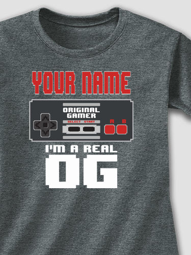 Original 8-Bit Gamer : Adult Ladies Fitted T-Shirt