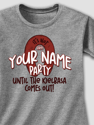 Kielbasa Party : Adult Ladies Fitted T-Shirt