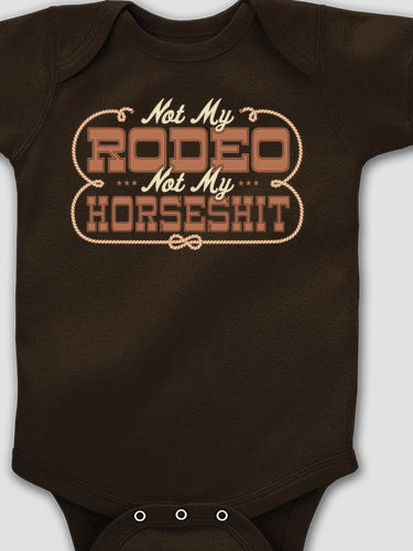Not My Rodeo : Printed Baby Bodysuits
