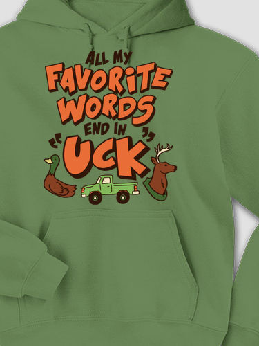 All My Favorite Words : Printed Hoodies