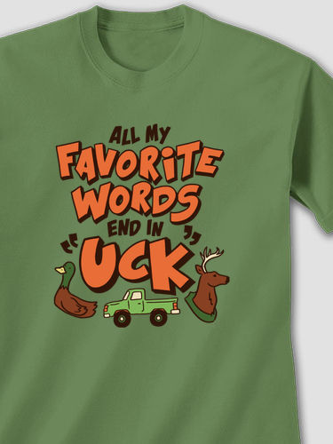 All My Favorite Words : Printed T-Shirts