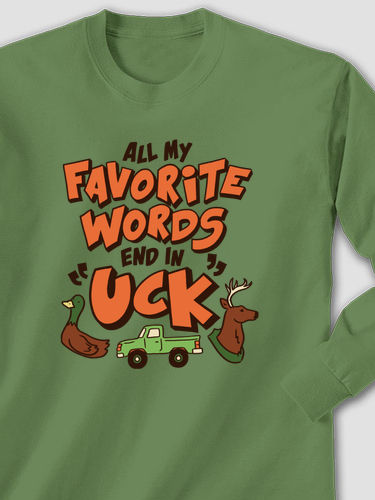 All My Favorite Words : Printed Long Sleeves
