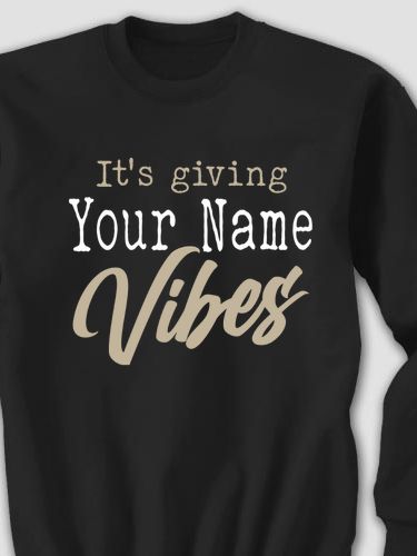 It's Giving Vibes : Printed Sweatshirts