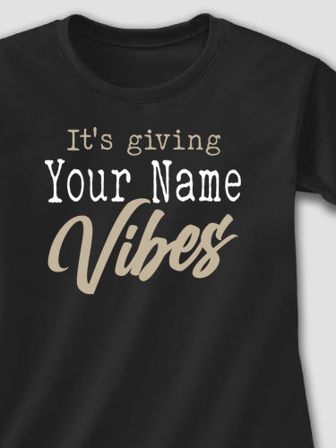 It's Giving Vibes : Adult Ladies Fitted T-Shirt