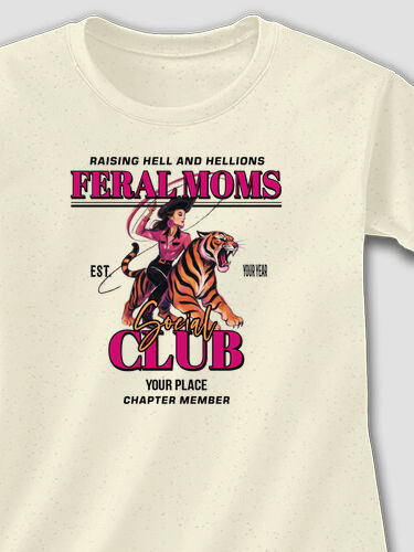 Feral Moms Club : Adult Ladies Fitted T-Shirt