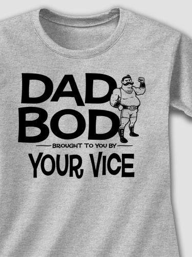 Dad Bod : Adult Ladies Fitted T-Shirt