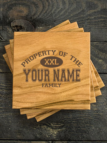 Property of Family : Coasters - Engraved