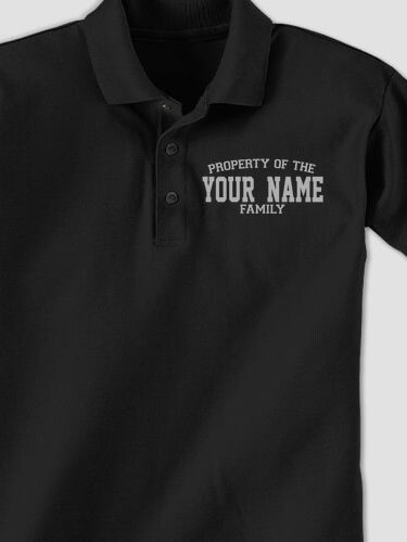 Property of Family : Embroidered Polo Shirts