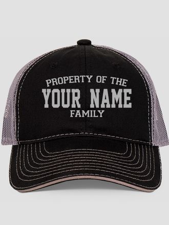 Property of Family : Embroidered Trucker Hats