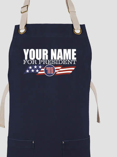 For President : Printed Canvas Work Aprons