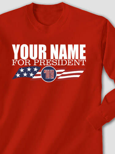 For President : Printed Long Sleeves