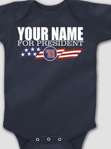 For President : Printed Baby Bodysuits