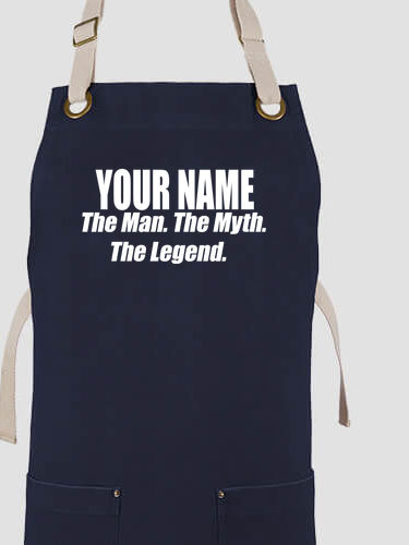 Man Myth Legend : Printed Canvas Work Aprons