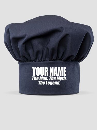 Man Myth Legend : Embroidered Chef Hat