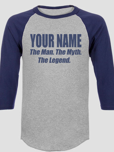 Man Myth Legend : Printed Raglan Shirts