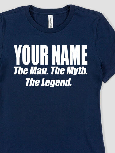 Man Myth Legend : Premium Ladies T-Shirts