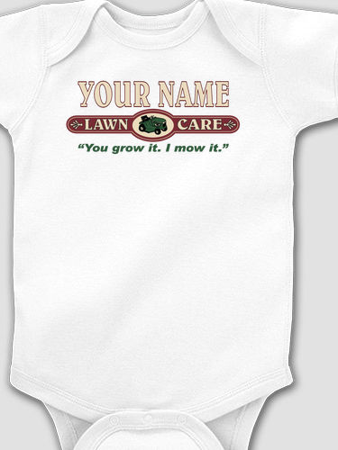 Lawn Care : Printed Baby Bodysuits