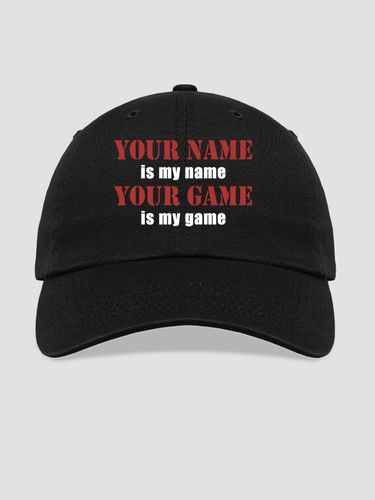 Name Game : Embroidered Baseball Hats