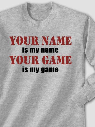 Name Game : Printed Long Sleeves