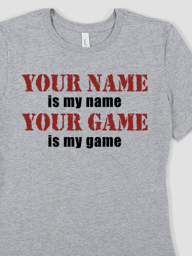 Name Game : Premium Ladies T-Shirts