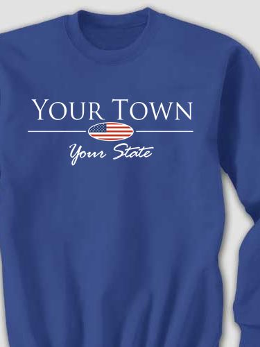 Hometown Flag : Printed Sweatshirts