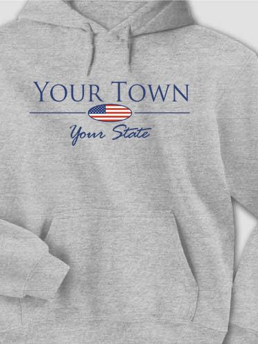 Hometown Flag : Printed Hoodies