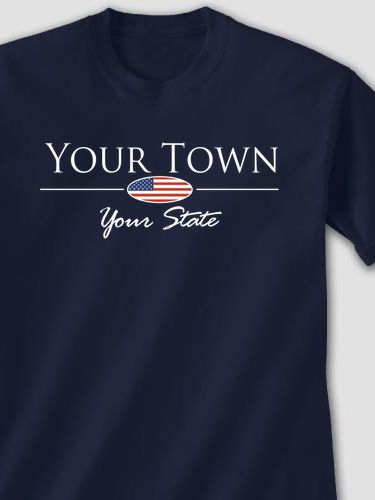 Hometown Flag : Printed T-Shirts