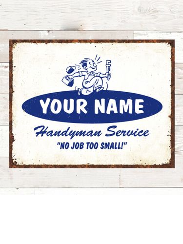 Handyman Service : Tin Signs