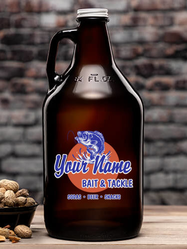 Bait and Tackle : Beer Growlers - Color Printed