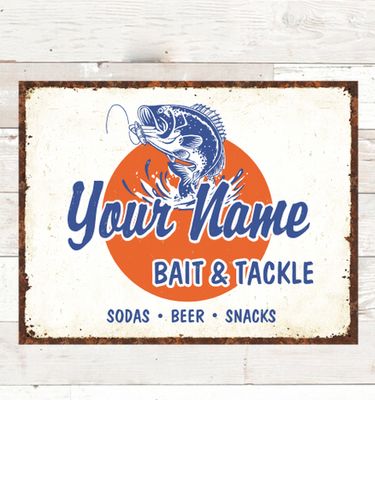 Bait and Tackle : Tin Signs