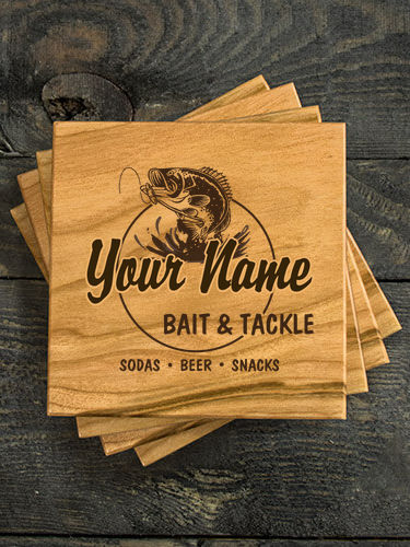 Bait and Tackle : Coasters - Engraved