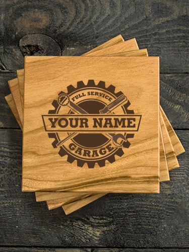 Garage : Coasters - Engraved